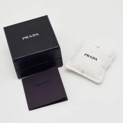 Prada Sterling Silver Paperclip Motif Money Clip