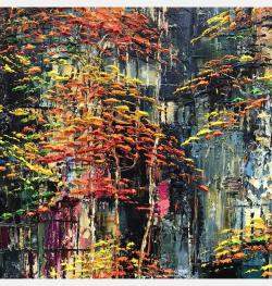 Old Dormitory In Fall By Quan Le, Vietnam,2022 (90 X 150)