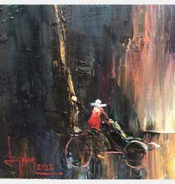 Old Dormitory In Fall By Quan Le, Vietnam,2022 (90 X 150)