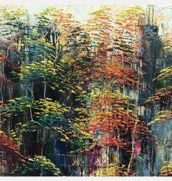 Old Dormitory In Fall By Quan Le, Vietnam,2022 (90 X 150)