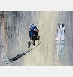 School Season By Quan Le, Vietnam,2023 (120 X 120)