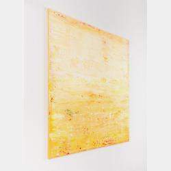 Yellow Abstract Painting Nt138 By Radek Smach, Czechia,2023 (100 X 80)