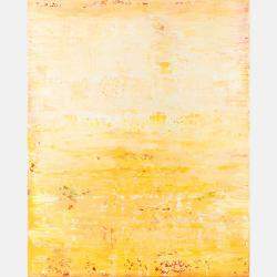 Yellow Abstract Painting Nt138 By Radek Smach, Czechia,2023 (100 X 80)