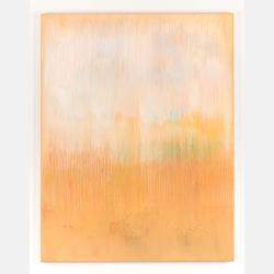 Mustard Abstract Painting Hj317 By Radek Smach, Czechia,2020 (90 X 70)