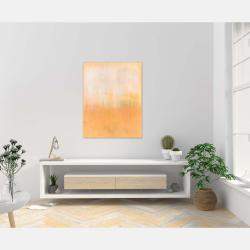 Mustard Abstract Painting Hj317 By Radek Smach, Czechia,2020 (90 X 70)