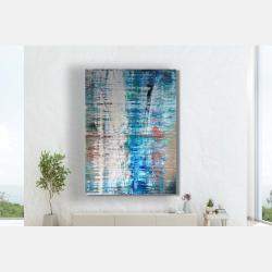 Abstract Informal Reflection No 1860-1 By Robert H N Rich, Germany,2019 (190 X 140)