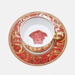 Rosenthal Meets Versace Medusa Garland Tea Cup with Saucer