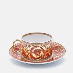 Rosenthal Meets Versace Medusa Garland Tea Cup with Saucer