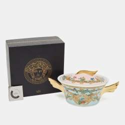 Rosenthal Meets Versace Ikarus Le jardin de Versace Covered Vegetable Bowl