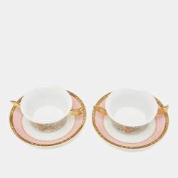 Rosenthal Meets Versace Le jardin de Versace Creamsoup Cup with Saucer Set of 2