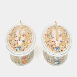 Rosenthal Meets Versace Le jardin de Versace Covered Sugar Bowl Set of 2