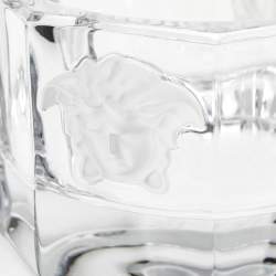 Pre Owned Rosenthal Meets Versace Medusa Head Octagonal Glass Bowl