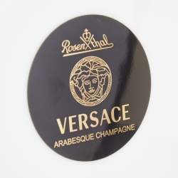 Rosenthal Meets Versace Arabesque Champagne Canape Plates Set of 2