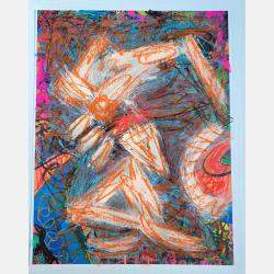 Prehispanic Abstraction By Ruben Nieto, United States,2024 (27.94 X 20.32)