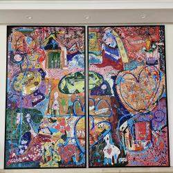 The Children of India - 'The Linking of Souls - Within Our Hearts', by Sacha Jafri, UK, 2018 (300 x 340)