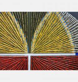 Geometrical View By Sandesh Khule, India,2023 (76.2 X 76.2)