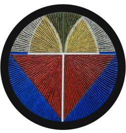 Geometrical View By Sandesh Khule, India,2023 (76.2 X 76.2)