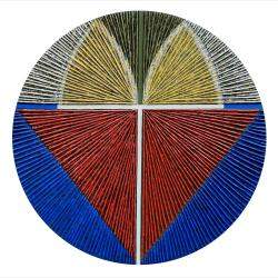 Geometrical View By Sandesh Khule, India,2023 (76.2 X 76.2)
