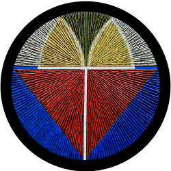 Geometrical View By Sandesh Khule, India,2023 (76.2 X 76.2)