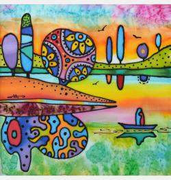 Is Love A Boat? By Silvia Pavlova, Bulgaria,2024 (25 X 25)