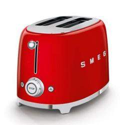 Smeg 50's Retro Style Aesthetic 2 Slice Toaster,Red (Available for UAE Customers Only)