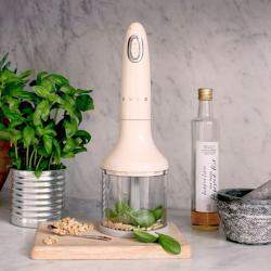 Smeg 50's Retro Style Aesthetic Hand Blender with Accessories, Cream (Available for UAE Customers Only)