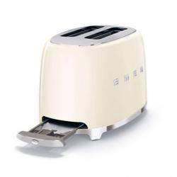 Smeg 50's Retro Style Aesthetic 2 Slice Toaster, Cream (Available for UAE Customers Only)