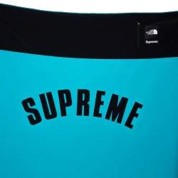 Supreme X The North Face Teal Arc Denali Fleece Blanket