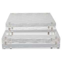Supreme Acrylic Magnetic Photo Frame Set of 2