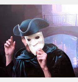 An Encounter / A Magic Of Venice By Tatiana Rezvaya, United Kingdom Of Great Britain And Northern Ireland,2023 (80 X 120)