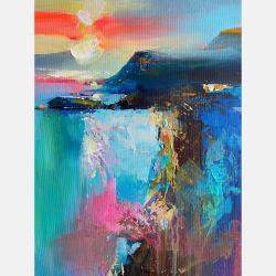 Laguna By Tatiana Yabloed, Ukraine,2020 (80 X 80)