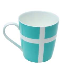 Tiffany & Co. Turquoise Porcelain Bow Mug