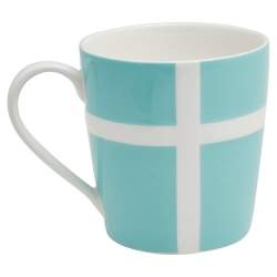 Tiffany & Co. Turquoise Porcelain Bow Mug