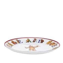 Tiffany & Co. White Alphabet Bears Birthday Cake Plate 