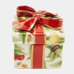Tiffany & Co. Porcelain Tiffany Holiday Trinket Box