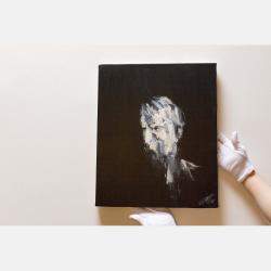 Untitled Portrait Work By Tomoya Nakano, Japan,2017 (45.5 X 38)