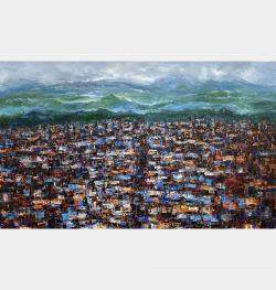 City On Plateau By Trong Thuong Tran, Vietnam,2022 (100 X 130)