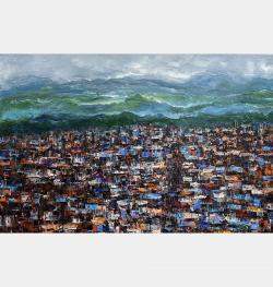 City On Plateau By Trong Thuong Tran, Vietnam,2022 (100 X 130)