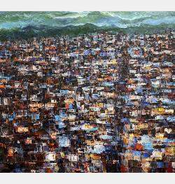 City On Plateau By Trong Thuong Tran, Vietnam,2022 (100 X 130)