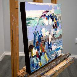 Vertical Wave By Vadim Dolgov, Canada,2022 (40.64 X 40.64)