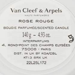Pre Owned Van Cleef & Arpels Collection Extraordinaire Rose Rouge Scented Candle