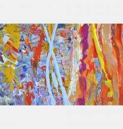 Autumn View By Vania Bouwmeester Pentcheva, Netherlands,2022 (70 X 70)