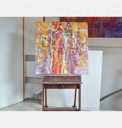 Autumn View By Vania Bouwmeester Pentcheva, Netherlands,2022 (70 X 70)