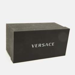 Pre Owned Versace Black & Gray Barocco Travel Mug