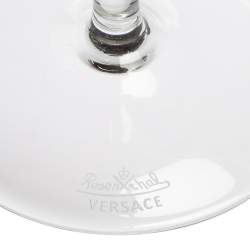 Versace x Rosenthal Medusa Lumiere Champagne Flute Set of 2 