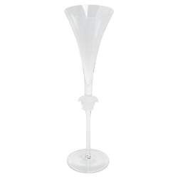 Versace x Rosenthal Medusa Lumiere Champagne Flute Set of 2 