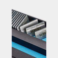 مملوكة مسبقًا مجموعة دومينو أكريليك فضية باروكو فيرساتشي