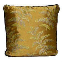 Versace Yellow Cotton Cushion