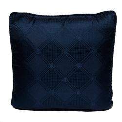 مملوكة مسبقًا Versace Medusa Navy Blue Cotton Cushion