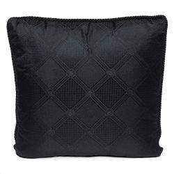 Pre Owned Versace Medusa Black Cotton Cushion